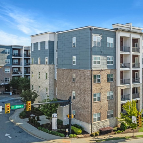 a large building with many windows